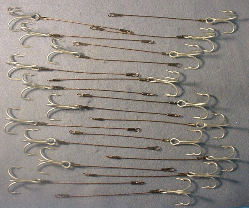 50 Pack - Mustad 3551-DS - Size 10 - Durasteel Saltwater Treble