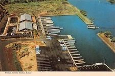 Wailua Marina Kauai Hawaii Smith's Boat River Cruise Vtg 6X4 Postcard CP440