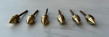 Vintage Decor Brass Head Iron Nails for Furniture House Barn Door 6 Pcs