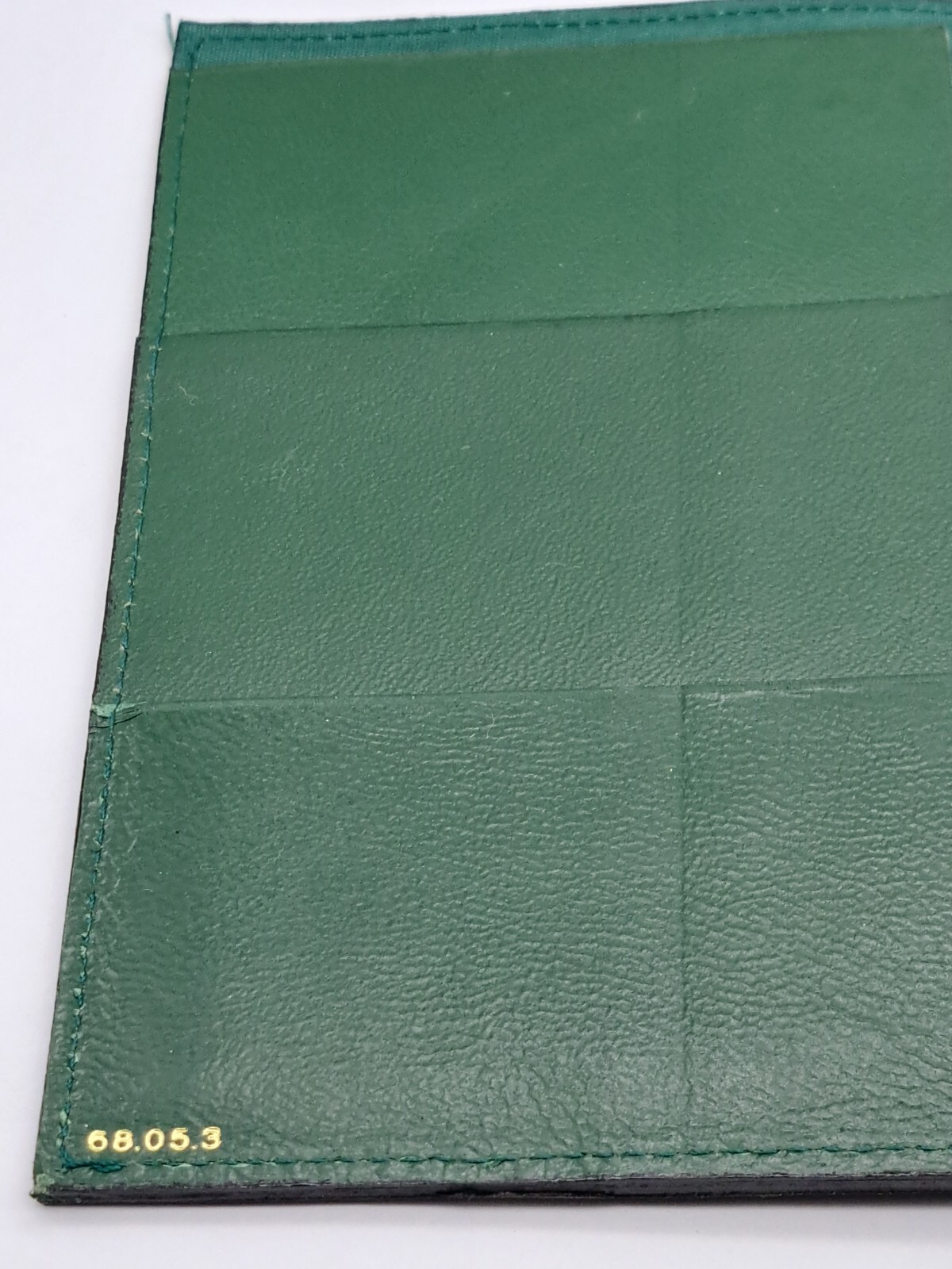 ROLEX - PORTAGARANZIA ORIGINALE REF. 68.05.3 + POCHETTE PORTA OROLOGIO IN PELLE. foto 6