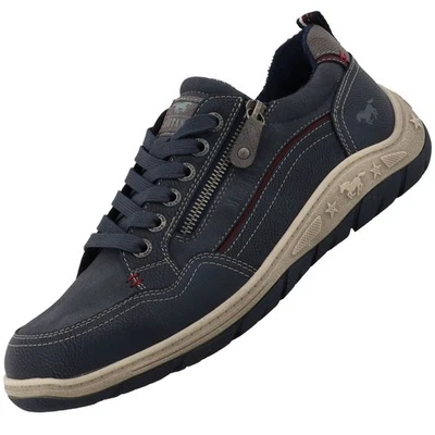 Mustang Herren Sneaker Halbschuh Blau 15m0181001-navy Frottefutter