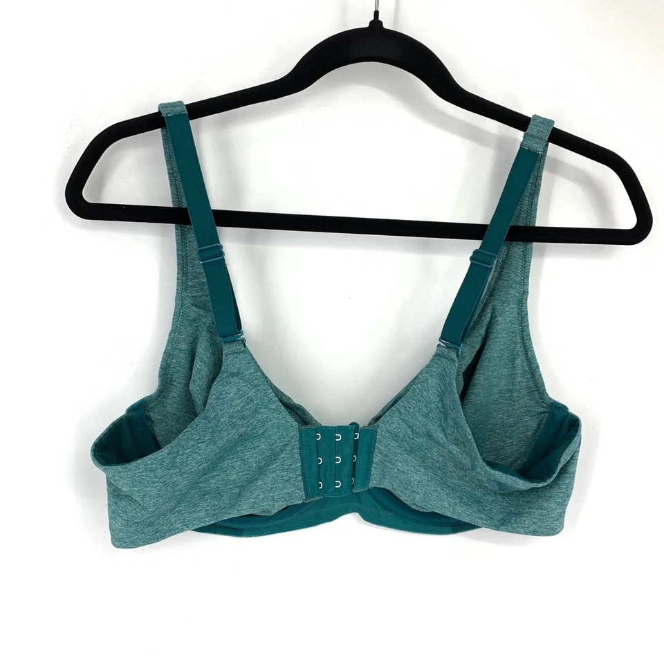 Sujetador Cacique Para Mujer Talla 38C Ligeramente Forrado Camiseta Sujetador Verde Jaspeado *MUESTRA Foto 3 de 4