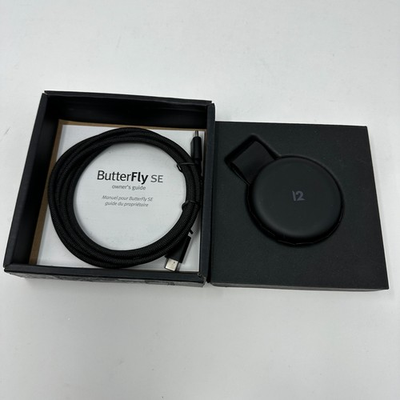#ad Butterfly SE 2 in 1 15W MagSafe Travel Charger Black Parts Only Untested $39.99