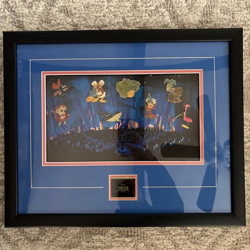 LIMITED EDITION Disney Gallery Fantasia Framed Set 9 Pin Original 2000