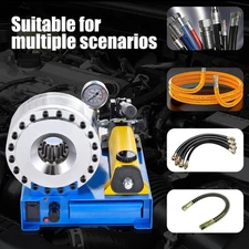 Portable 1000KN Hydraulic Hose Crimper Pipe Crimping Machine With 8 Sets Dies