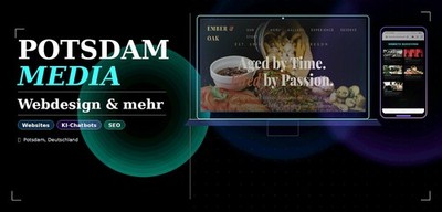 Webdesign, KI Integration, SEO: Potsdam Media