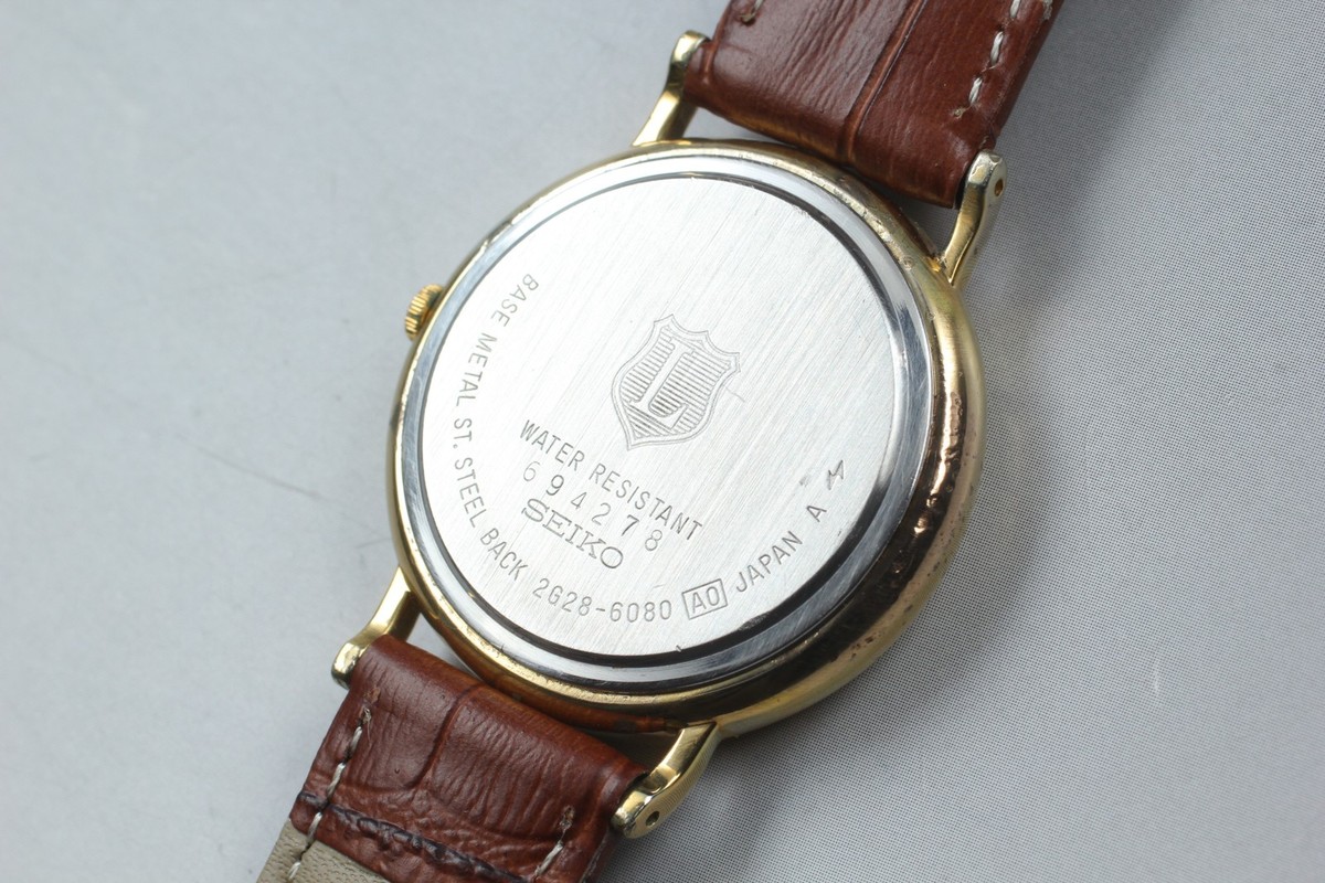N MINT] Rare Vintage The League Seiko 2G28-6080 Quartz Men's