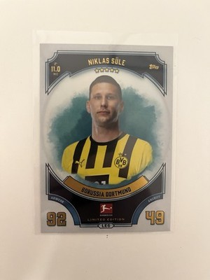 Topps Match Attax 2022/23 Extra Limited Edition Niklas Süle #LE6