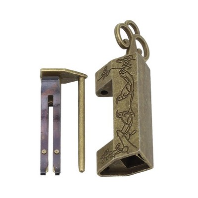 Antique Chinese Style Zinc Alloy Padlock for Collectors Vintage Design ...