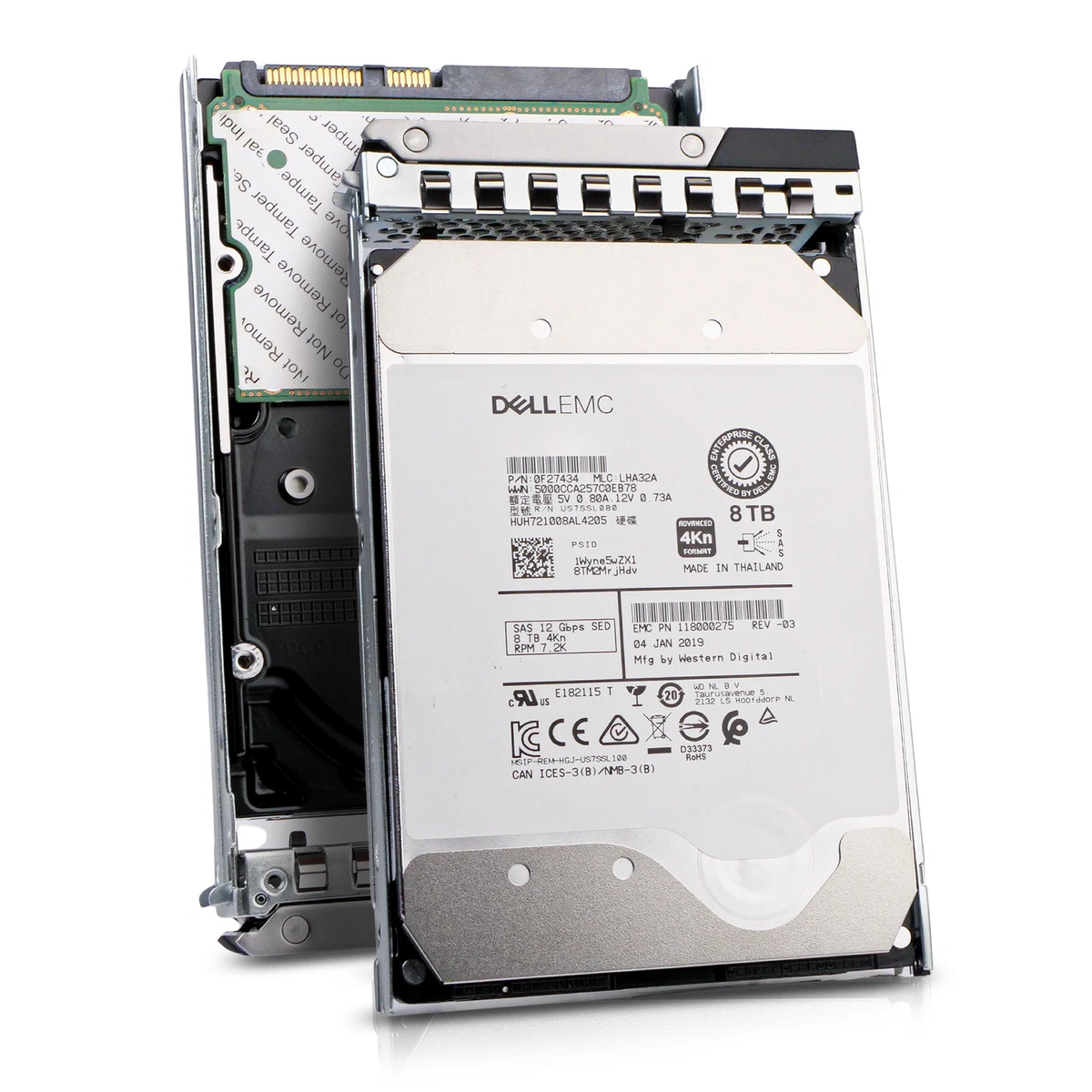 Dell SAS Internal Hard Disk Drives 8 TB Storage Capacity for sale