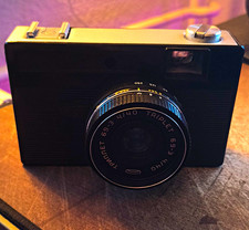 Revue TF 6 analoge 35mm Kompaktkamera manuell fokussierbar Schwarz