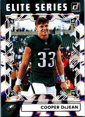 2025 Panini Donruss Cooper DeJean Elite Series Philadelphia Eagles Card TES-CDE