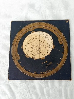 Antike Sternkarte Otto Maier Ravensburg Drehbare Sternkarte Astronomie 1900-1930 - Bild 1 von 4