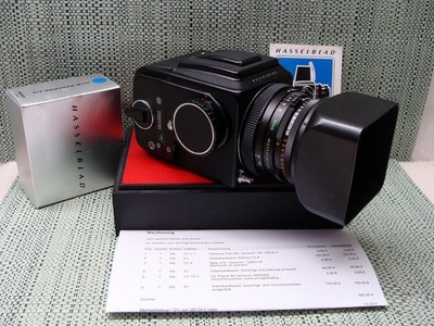 Hasselblad - 500CM black Kit Planar CF 2.8/80mm A12 ''CLA Serviced'' - TOP!