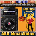 Pioneer DJ CDJ-3000 Professional DJ Media Player / 1 Year Manufacture Warranty