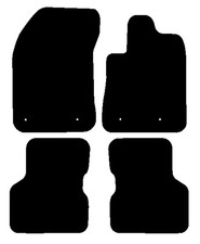 Fits Alfa Giulietta Auto Facelift 2016 on Black Carpet Car Mats Hitech SALE