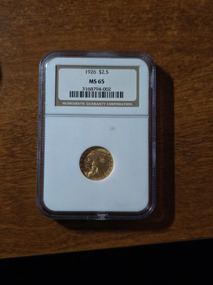 1926 $2.5 Sesquicentennial Commemorative Gold NGC MS65 - Image 2 of 3