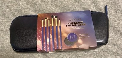 Morphe Pinsel Set Augen-Make-up Limited Edition inkl. Etui & Dry Brush Cleaner,