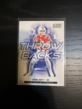 2025 Score - Throwbacks Drake Maye #3 New England Patriots Insert