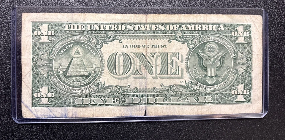 2013 $1 Dollar Bill #00001608 Very Low Number Bill - Image 3 of 3