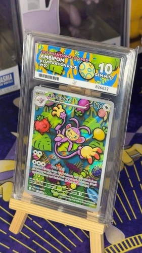 Pokémon TCG Ambipom 107/94 MEG Phantasmal Flames ACE 10 Perfect Subgrades