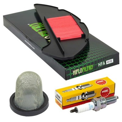 Set Luftfilter Ölsieb Zündkerze Wartung für Yamaha YP 125 X-Max 125 YP125 21-26