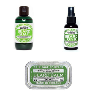 Dr K Soap Company Bartpflegeset - Woodland: Bartöl Bartbalsam Bartshampoo