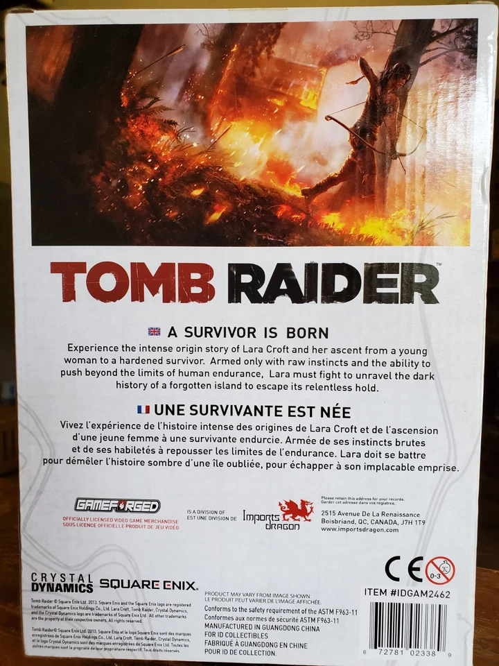 Figura Coleccionable Lara Croft Tomb Raider - Crystal Dynamics Square Enix 2013 Foto 2 de 4