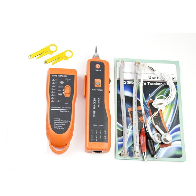 Network Toner RJ11 RJ45 Network Cable Tester Lan Tracker Wire Finder