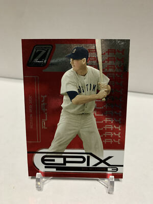 2005 Zenith Epix Red Play #20 Ted Williams /250 Boston Red Sox Legend