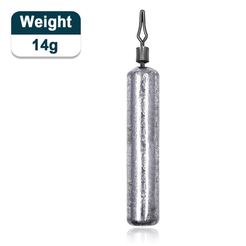 10~30Pcs Fishing Drop Shot Weights Pencil Shaped Fishing Weights Sinkers Rolling - Picture 12 of 13
