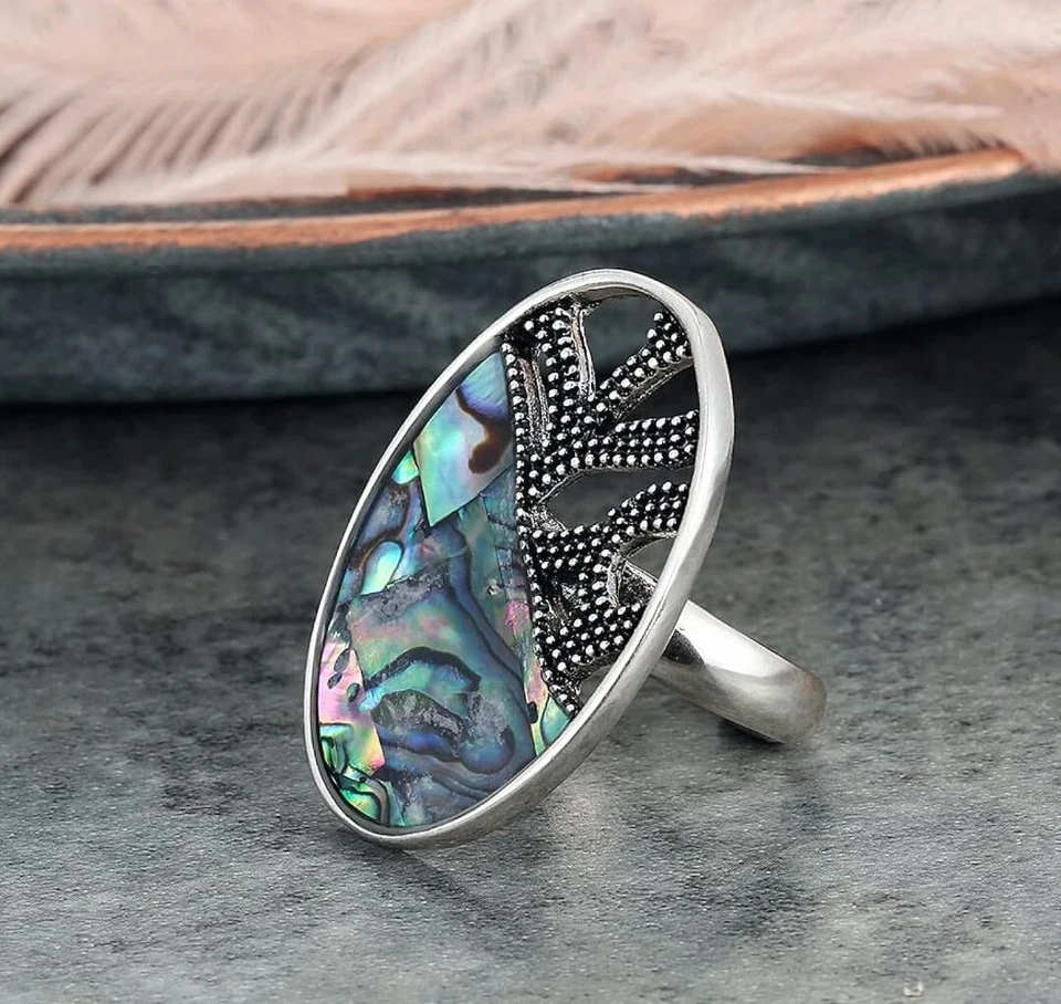 Anillo retro de cóctel Foto 4 de 4