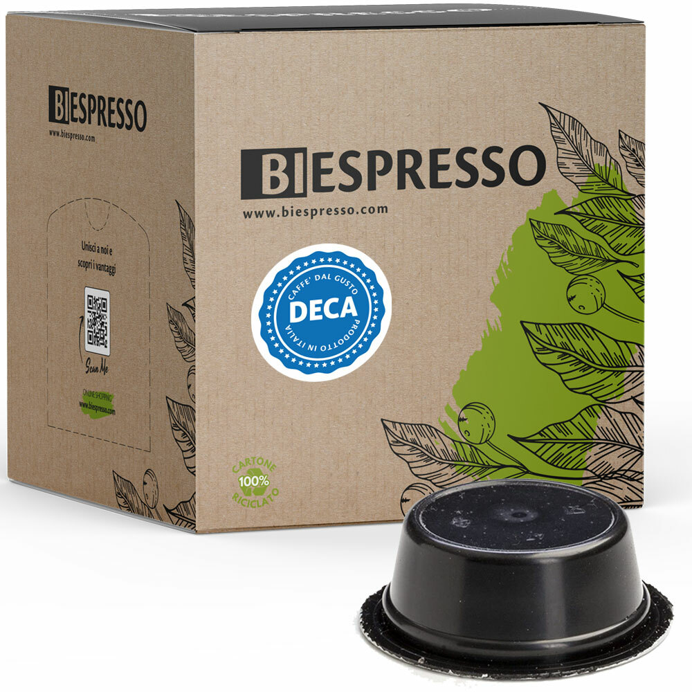 100 Capsule caffe compatibili Lavazza A Modo Mio Miscela Deca Decaffeinato
