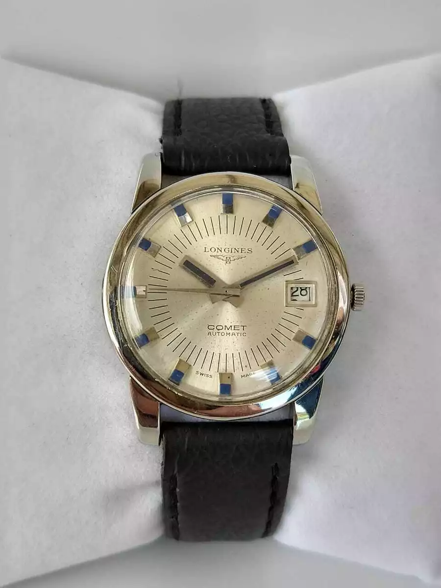 LONGINES COMET AUTOMATIC CALENDAR 21 JEWELS INCABLOC 100 SWISS