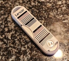 Black White Striped Lexar 32G USB Flash Drive