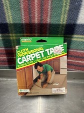 Manco Duck White CARPET TAPE Heavy Indoor Moisture Resistant 1.41" W x 42 ft.