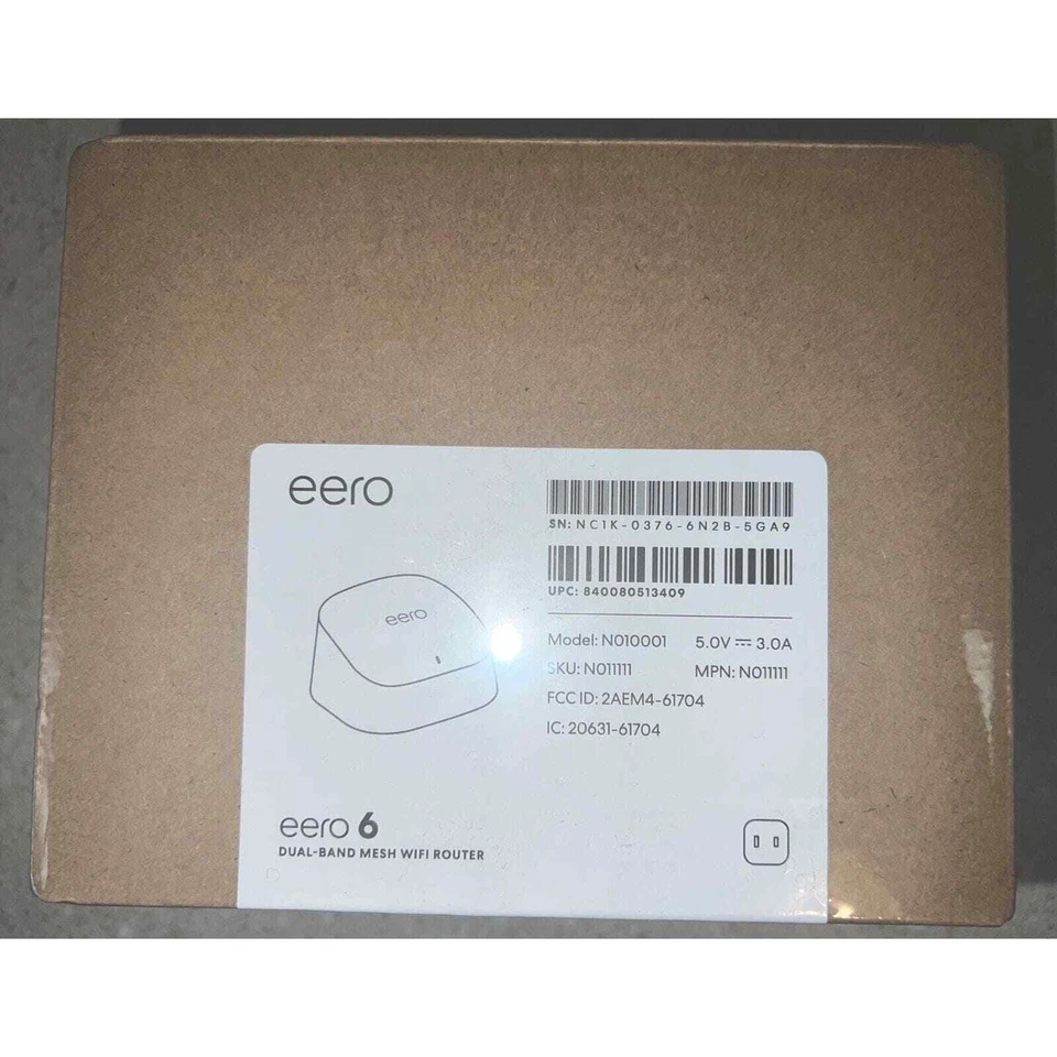 Eero 6 Mesh Wifi System 1-Pack, Dual-Band (NEW) - Image 3 of 4