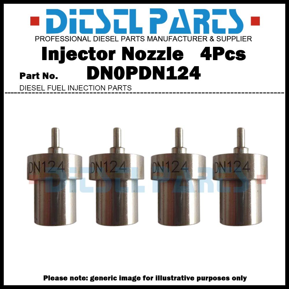 4Pcs Fuel Injector Nozzle DN0PDN124 for ISUZU Trooper Holden