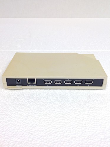 Inside Out Networks AnywhereUSB/5 USB-Over-Ethernet Hub w/ Ac Adapter WORKING - Picture 4 of 8