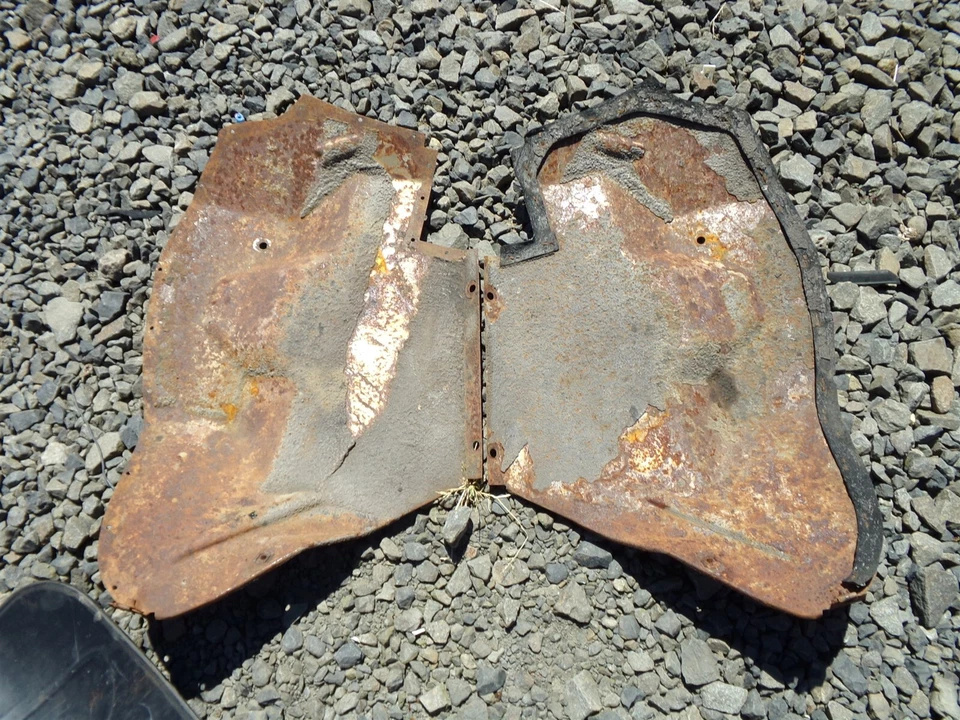 1964 Plymouth Sport Fury Headlight Splash Shields Fender Front Belvedere Savoy - Image 2 of 4