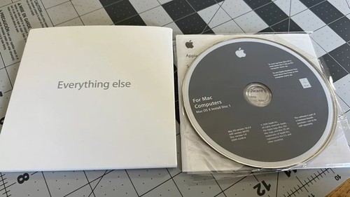 IMac OS X & Application DVD - OS Version 10.5.4 - Disc Version 1.0 W Sticker