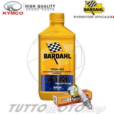 Tagliando KYMCO People 200 i S 2011 2012 2013 2014 Kit Olio Bardahl XTM Candela