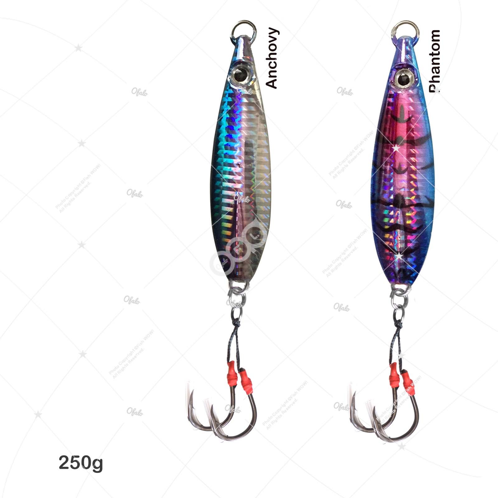 10pcs 9oz Fishing Flat Fish Jig 250g Speed Vertical butterfly Lures Random Color - Image 4