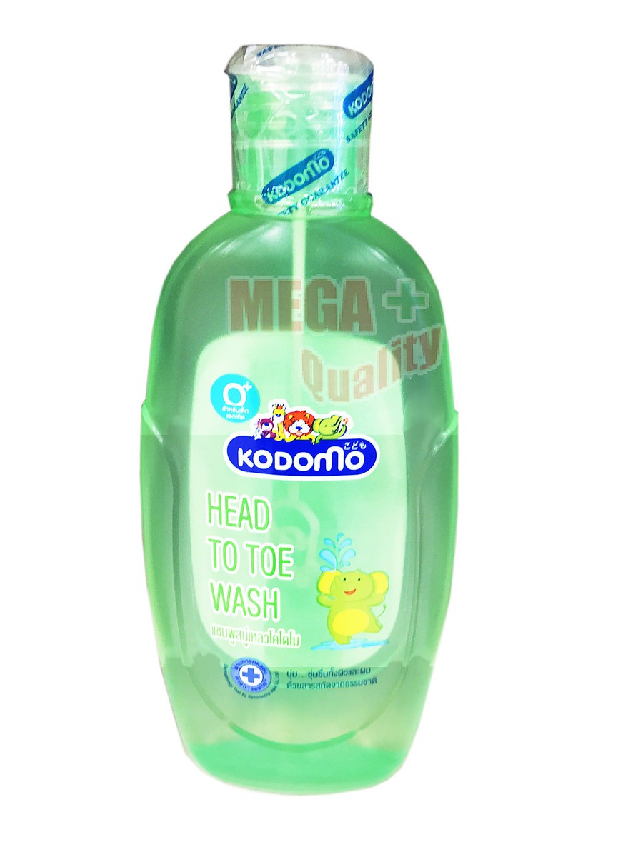 Kodomo Head to Toe Baby Wash Newborns 0+ Soft And Delicate Skin