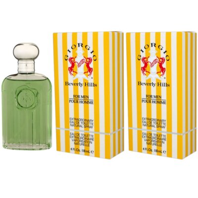 Giorgio Beverly Hills Giorgio Yellow for Men 2 x 118 ml Eau de Toilette EDT Set