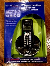 American Telecom ATS PA22504H DECT 6.0 Digital Cordless Telephone Master Handset