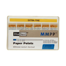 DiaDent MP202-602 Absorbent Paper Points ISO Color-Coded MM Spillproof XF 200/Pk