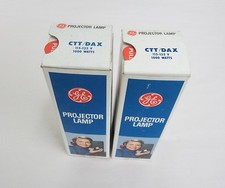 CTT / DAX PROJECTOR PROJECTION LAMP BULB GE 1000W 115/125V LOT OF 2
