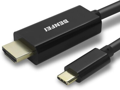 BENFEI USB C to HDMI 6 Feet Cable, USB Type-C to HDMI Cable, Thunderbolt 3/4