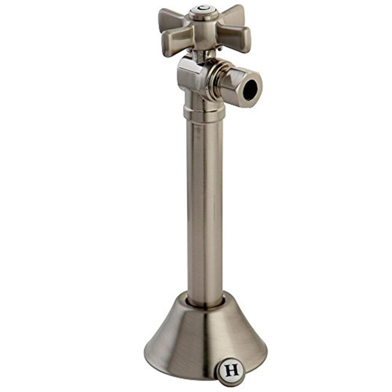 Millennium CC83208ZX 1/2-Inch Sweat x 3/8-Inch OD Comp Quarter-Turn Angle Shutoff Valve